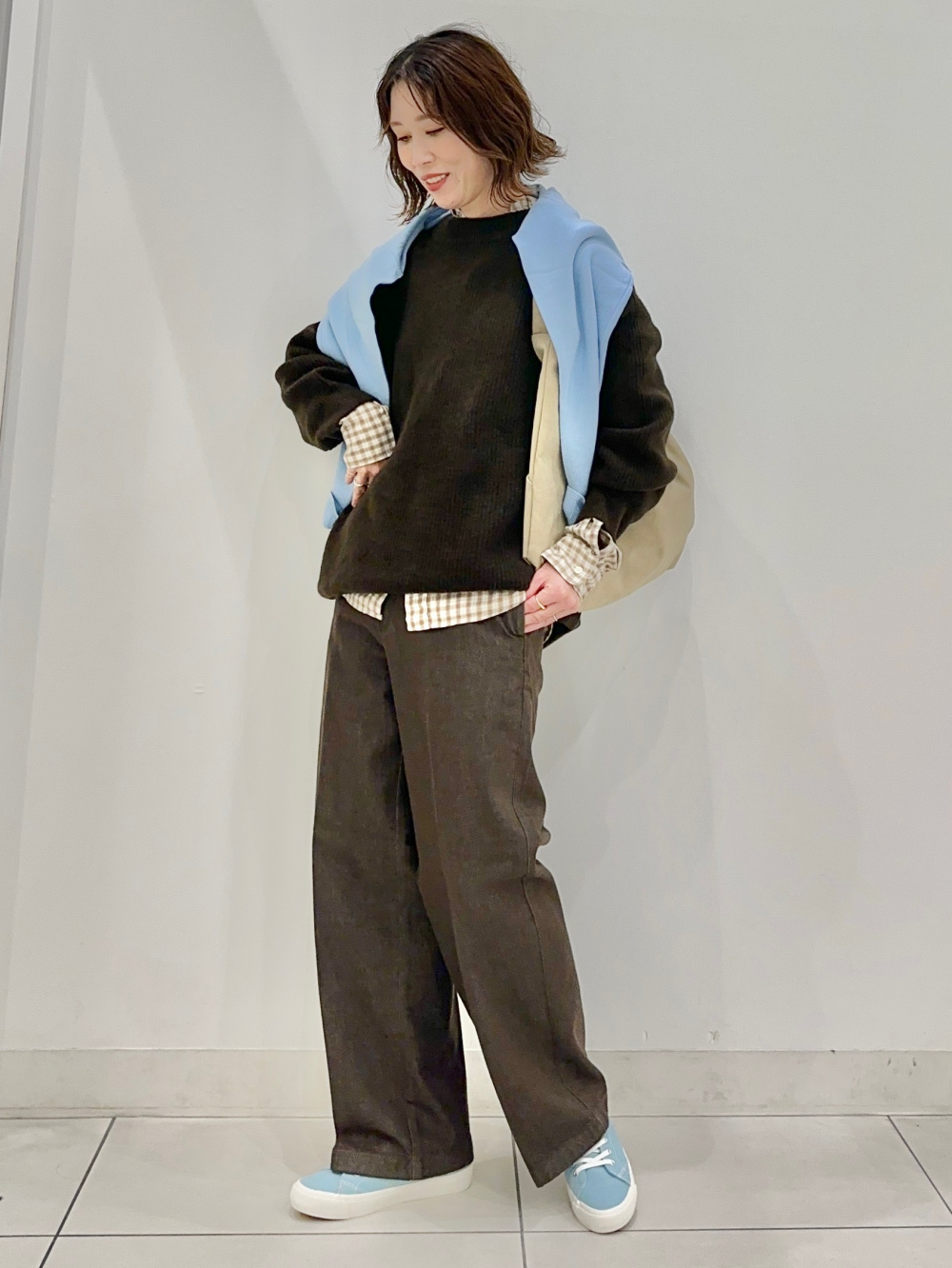 Twill Wide Straight Pants」| GU的穿搭理念