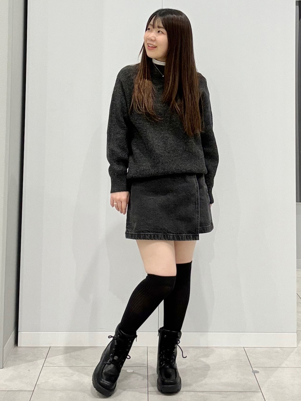 Denim Wrap Skort」| GU的穿搭理念