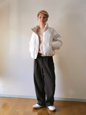 GU公式 | ウォームパデッドコーデュロイブルゾン+OS(米国仕様)