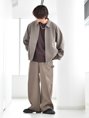 GU公式 | ジップアップブルゾン