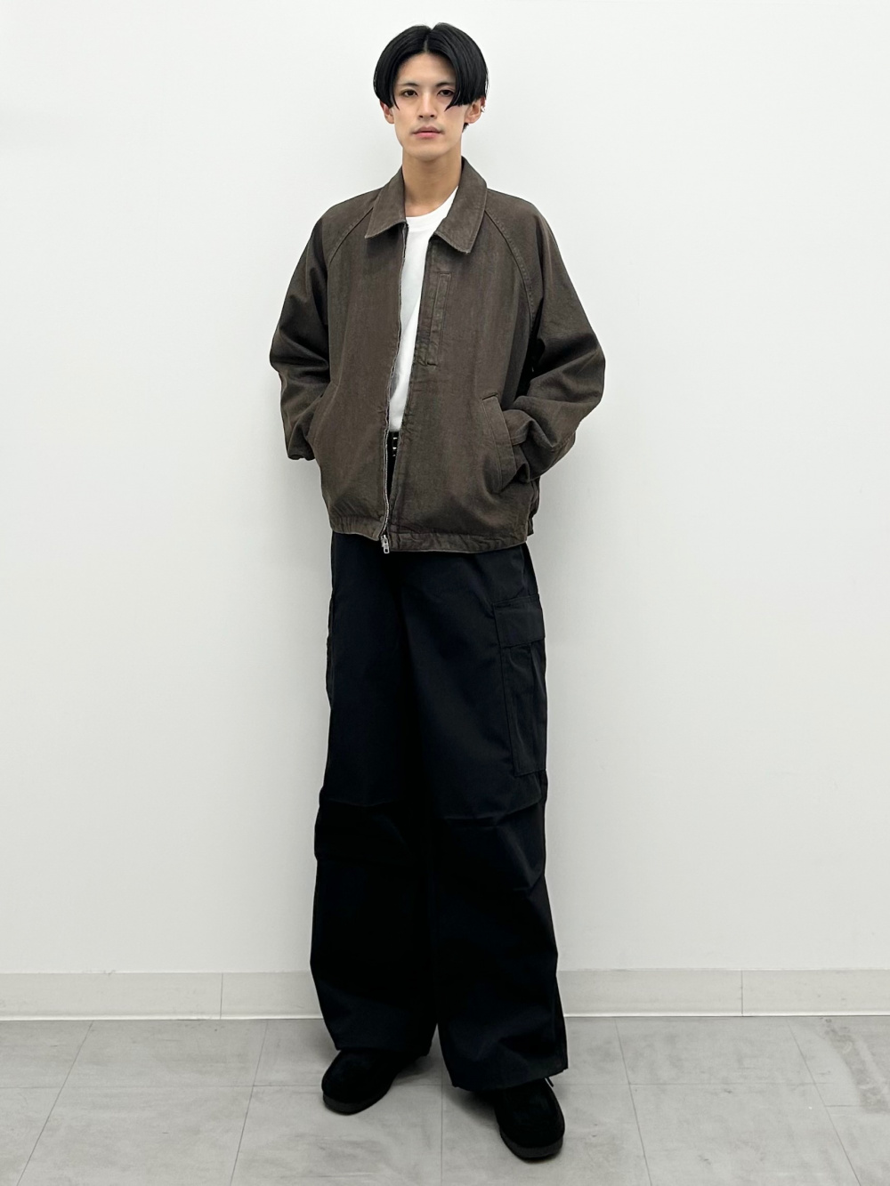 ソフトコットンクルーネックT(長袖)、ジップアップパーカ by rokh」の