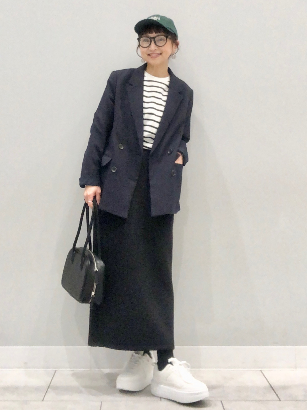 パフスウェットバギーパンツ(丈標準68.0～72.0cm)、ダブルブレスト