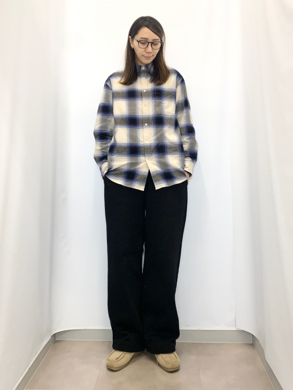 ヘビーウェイトスウェットワイドストレートパンツ(丈標準69.0～73.0cm