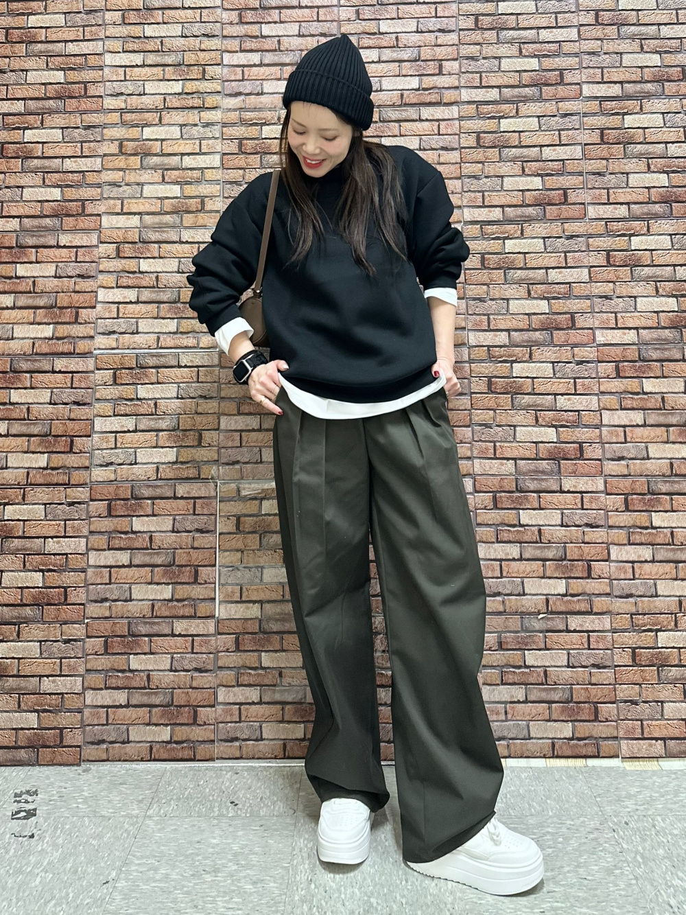 スウェットワイドストレートパンツ　38 ヘビーウェイトスウェットワイドストレートパンツ(丈標準69.0～73.0cm