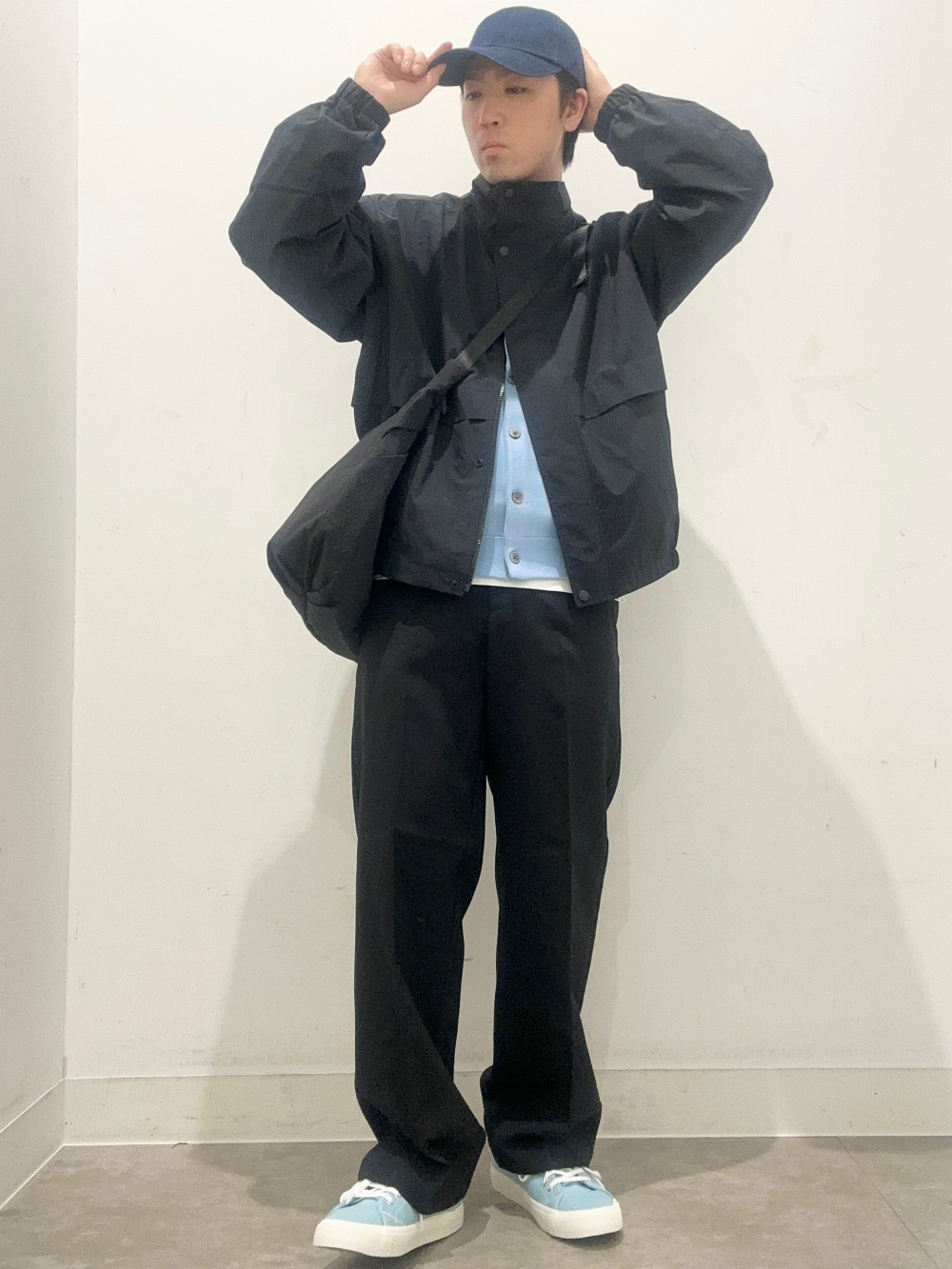 Check styling ideas for「Dry Zip Up Jacket、Soft Cotton Crew Neck