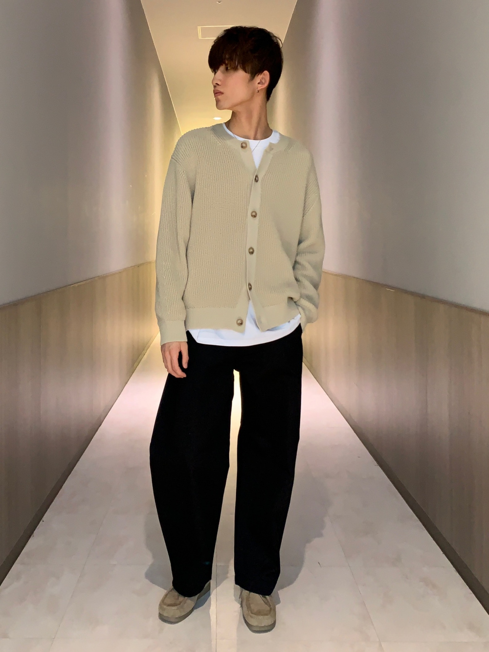 Check styling ideas for「Cotton Zip Up Jacket、Soft Cotton Crew