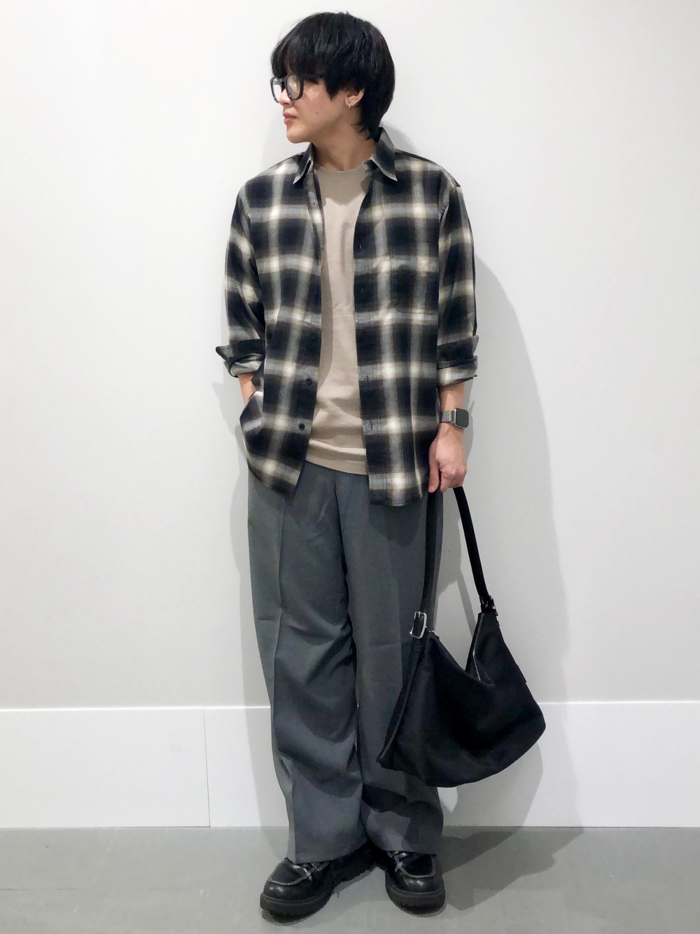 ソフトコットンクルーネックT(長袖)、パデッドシェルパーカ ENGINEERED