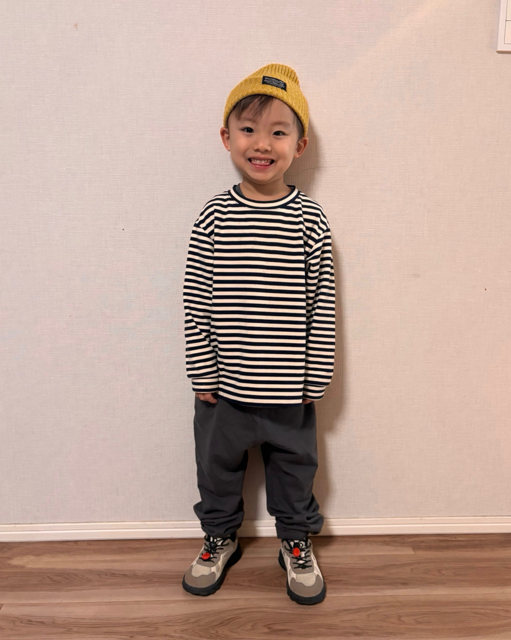 KIDS(男女兼用)コットンスウェットジョガーパンツ、ふかふかキャンバス