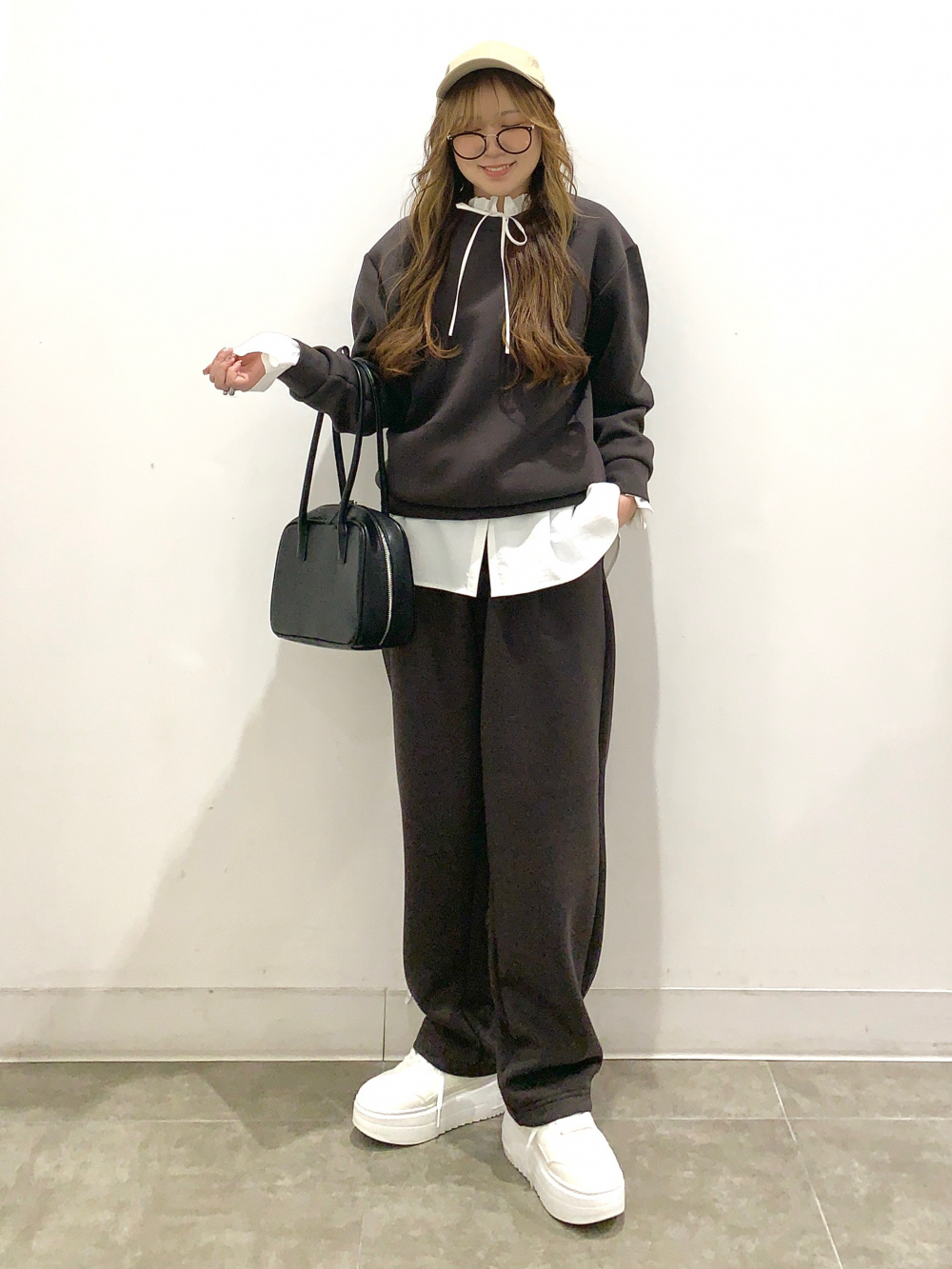 UV protection twill cap、Heavy Weight Crew Neck T-Shirt/L/B」| GU