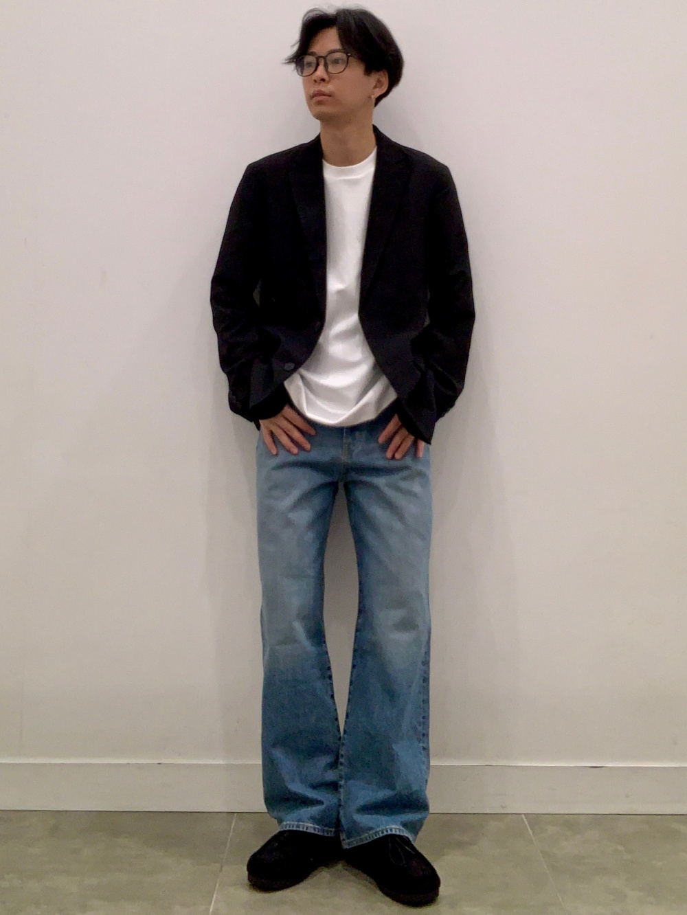 Metal Coin Necklace、Dry Open Collar Shirt/HalfSlv」| GU的穿搭理念