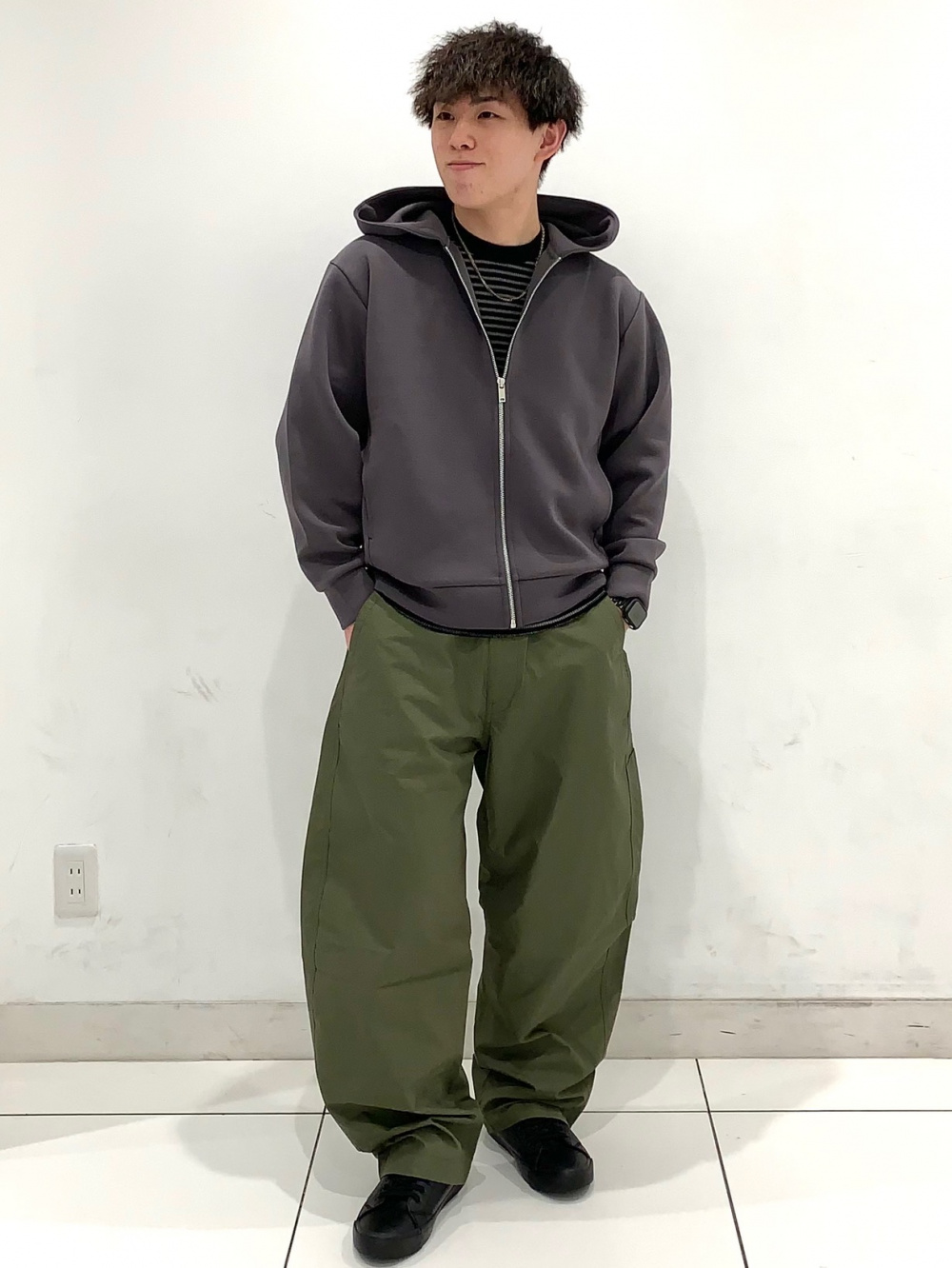 パフスウェットバギーパンツ(丈標準68.0～72.0cm)、パフスウェット