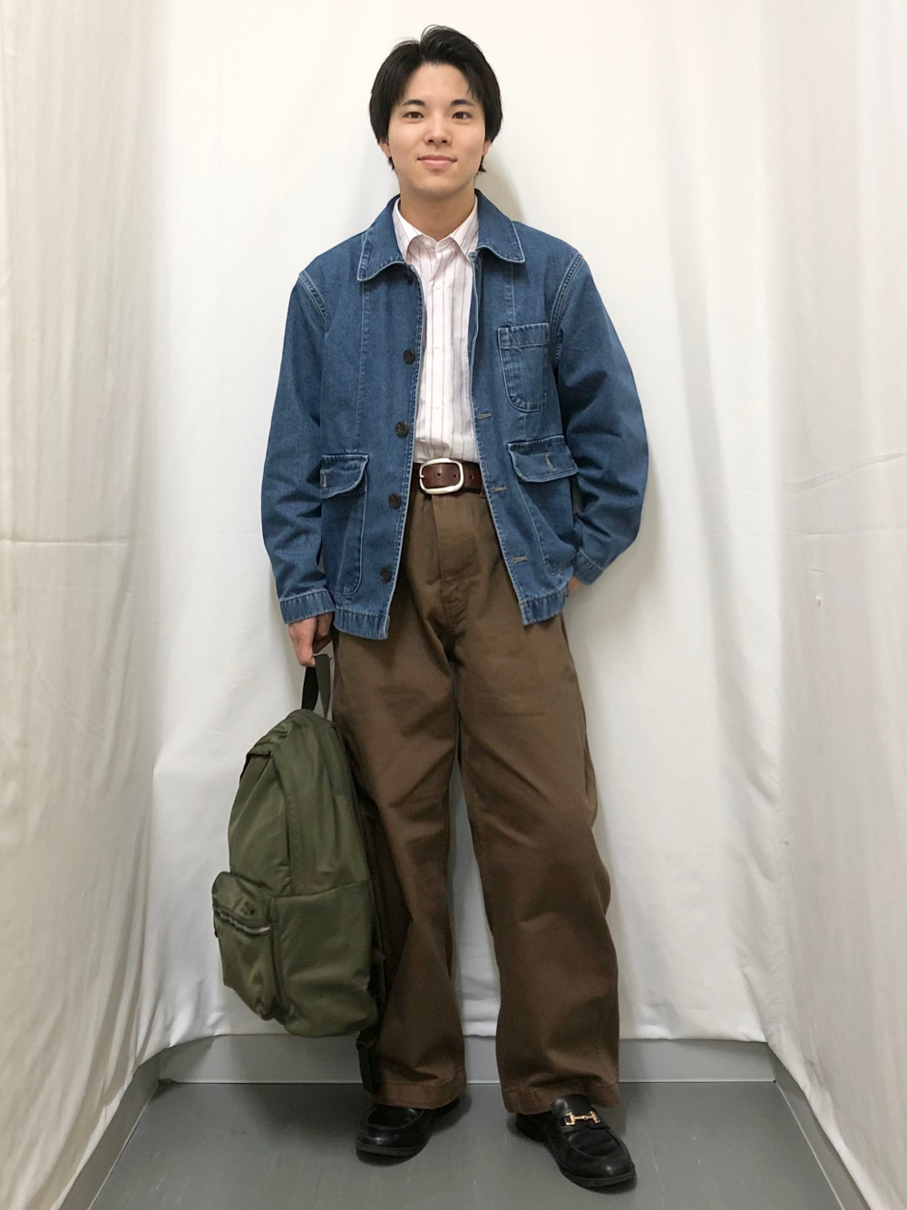 パデッドシェルパーカ ENGINEERED GARMENTS、スウェットライクニット