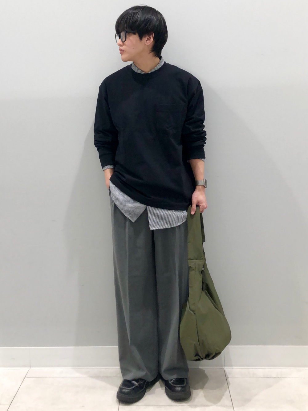パデッドシェルパーカ ENGINEERED GARMENTS、スウェットライクニット