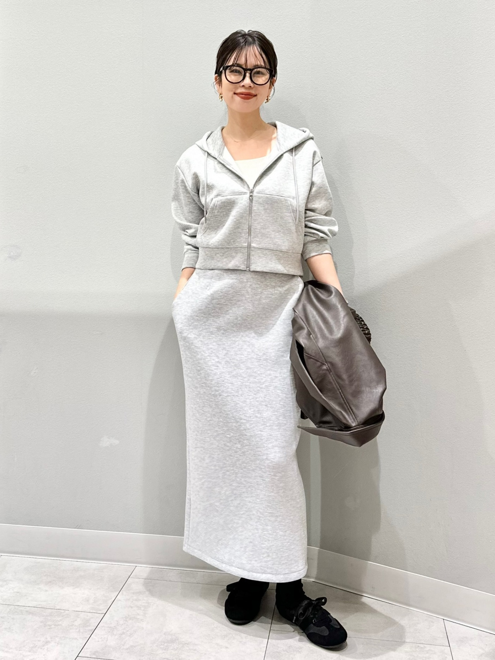 パフスウェットバギーパンツ(丈標準68.0～72.0cm)、パフスウェット