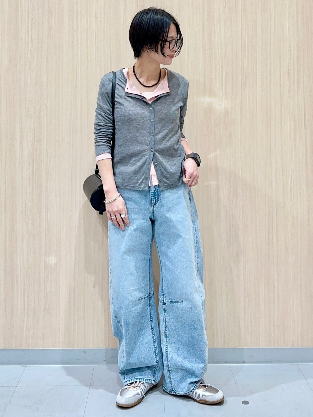 Puff Knit Polo Shirt、Polka Dot Scarf」| GU的穿搭理念