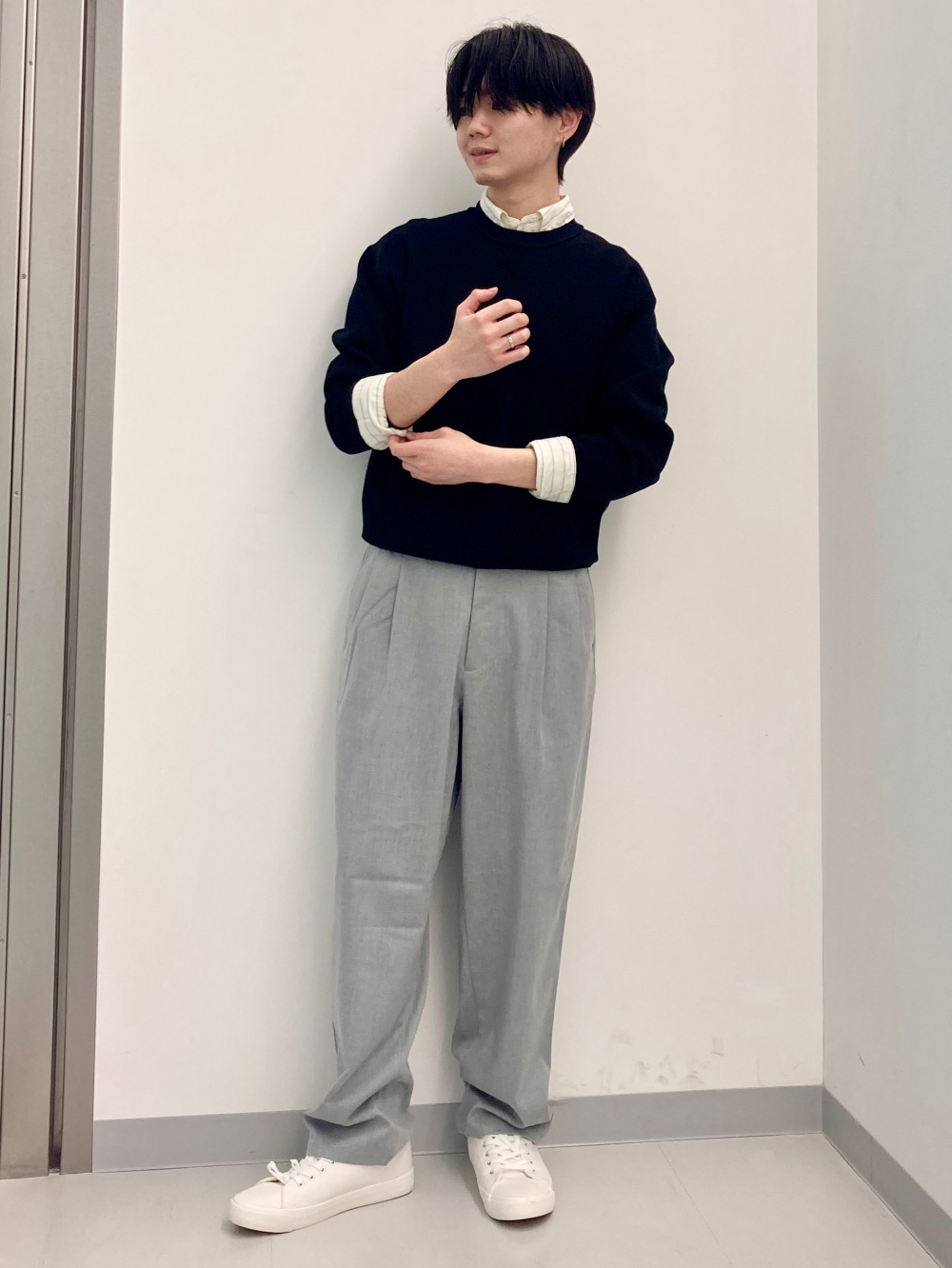 パデッドシェルパーカ ENGINEERED GARMENTS、スウェットライクニット