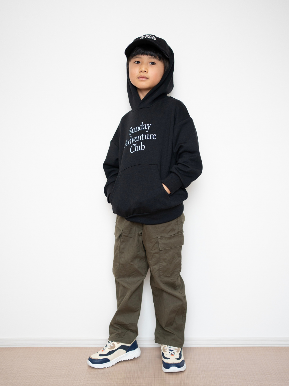 めう⭐️KIDSパーカーコーデ3点 パーカーを使った「キッズコーデ」の