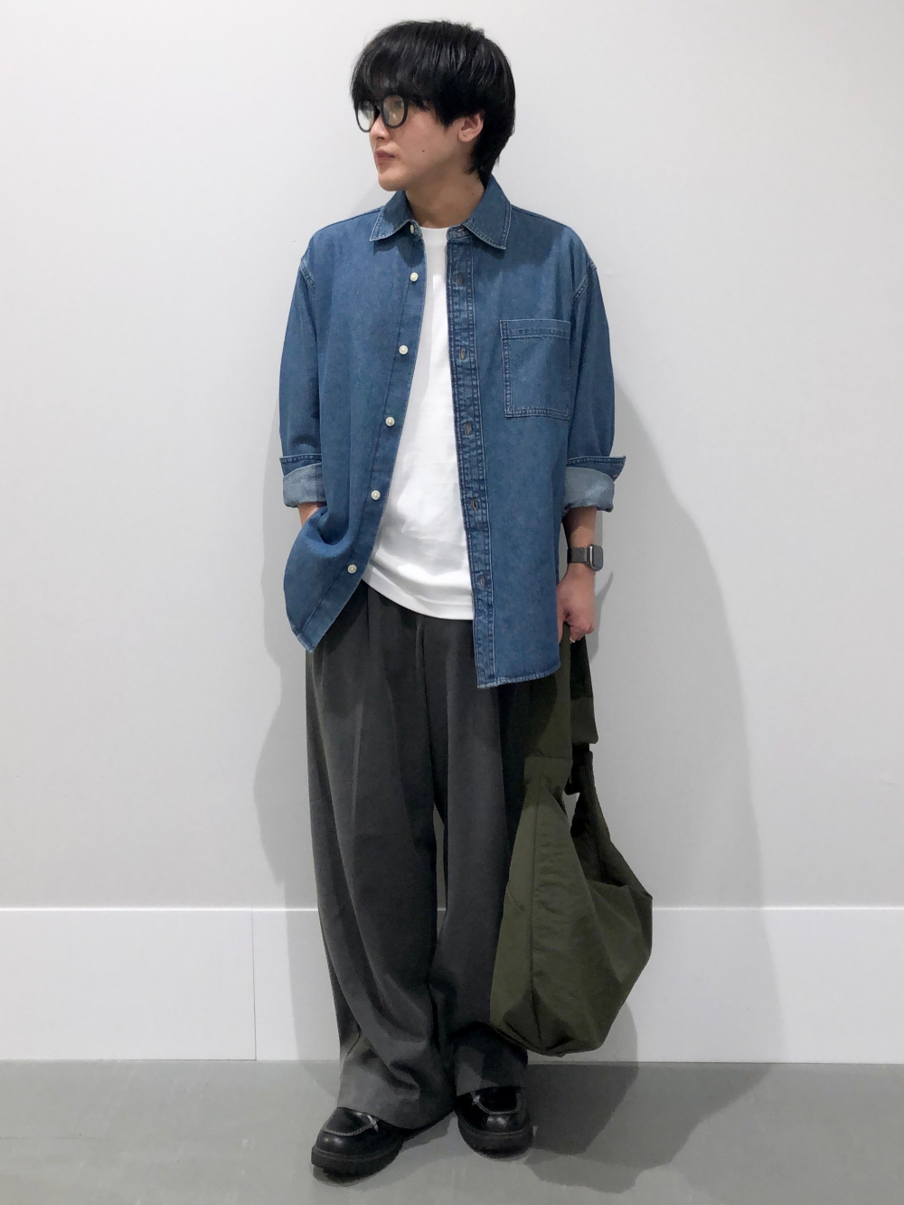 ソフトコットンクルーネックT(長袖)、パデッドシェルパーカ ENGINEERED