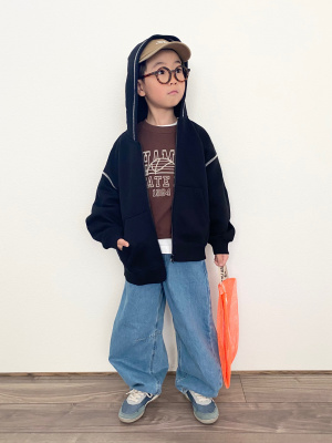 GU公式 | GIRLSバレルレッグジーンズ