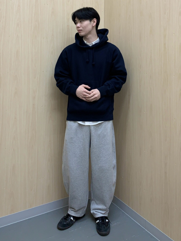 ヘビーウェイトスウェットプルオーバー ENGINEERED GARMENTS、パデッド