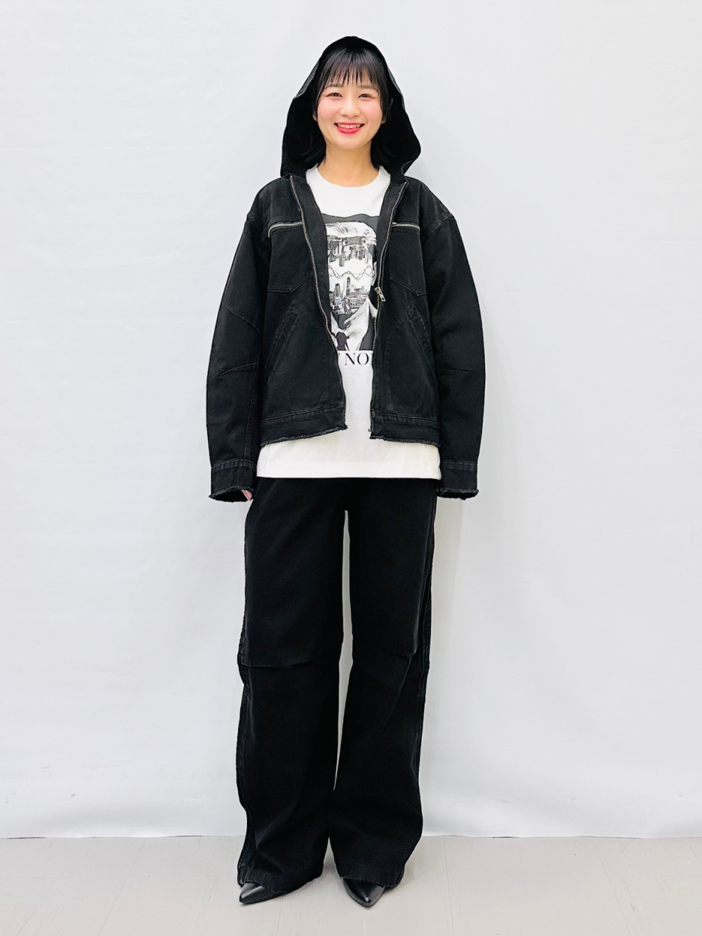 ドライポンチグラフィックT UNDERCOVER、デニムジップアップパーカ