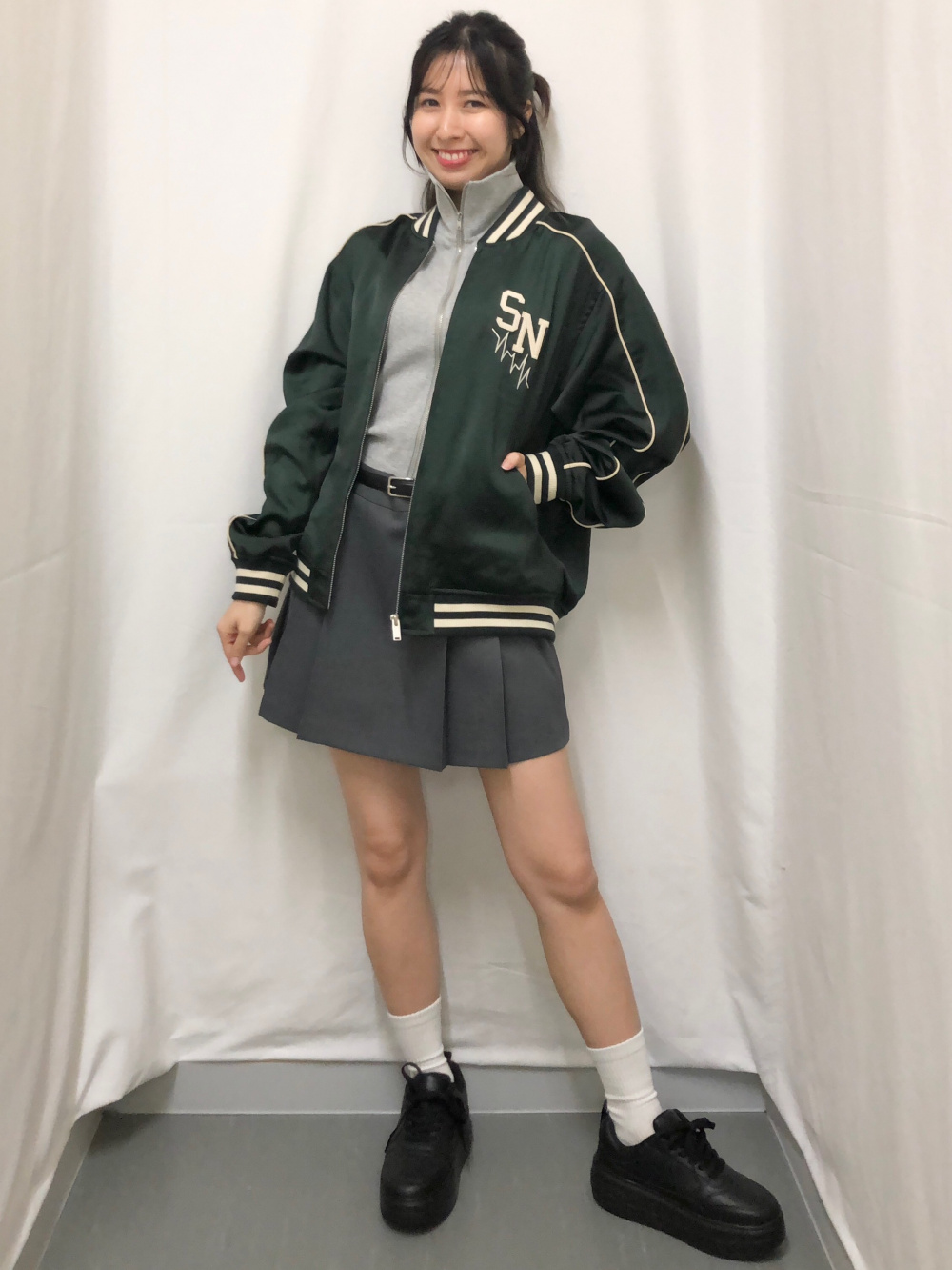 リブダブルジップカーディガン、サテンリブブルゾン UNDERCOVER」の 