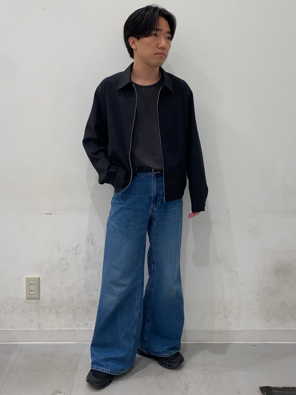 Check styling ideas for「Dry Ponte T-Shirt | HalfSlv、Nylon Zip