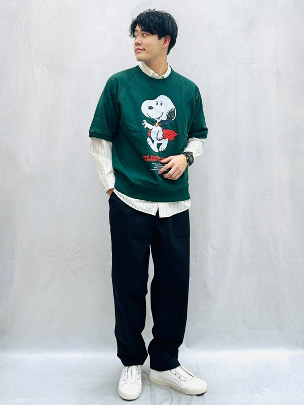 パデッドシェルパーカ ENGINEERED GARMENTS、スウェットライクニット