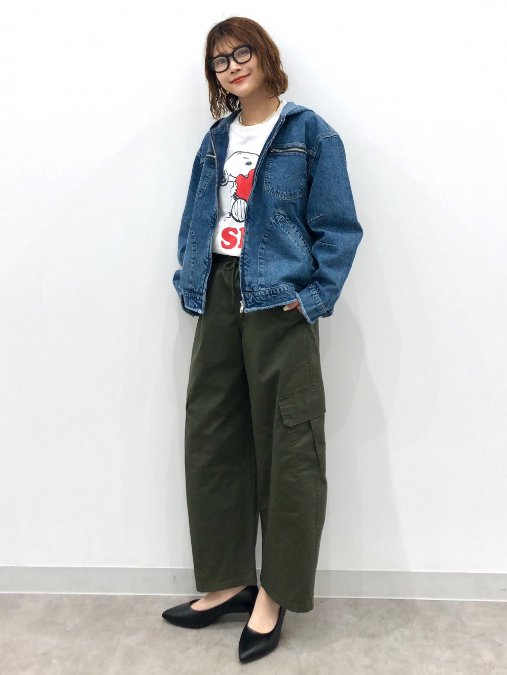 スウェT(5分袖) UNDERCOVER、デニムジップアップパーカ UNDERCOVER」の