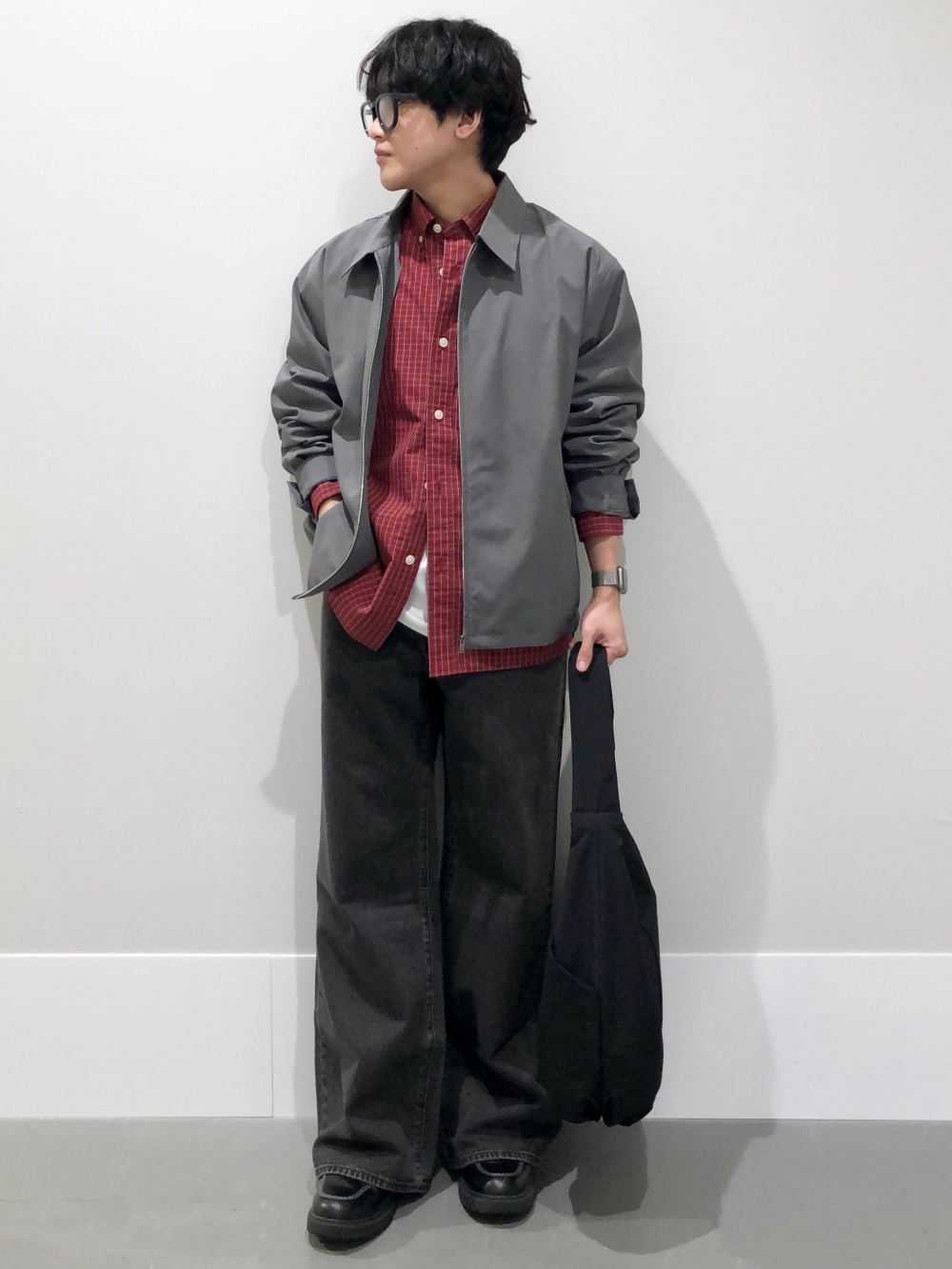 サテンリブブルゾン UNDERCOVER、ドライワッフルオーバーサイズT 5分袖