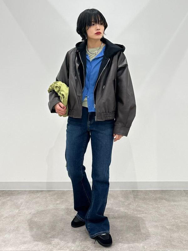 UV Protection Twill Logo Cap、Puff Sweat Full-Zip Hoodie」的穿搭