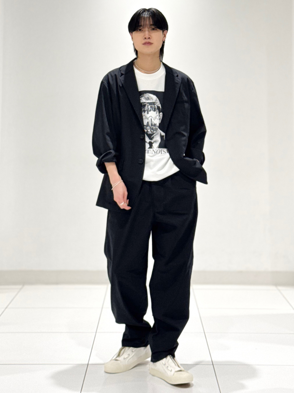 GU×UNDERCOVER ワイドテーパードパンツ ブラック 3XL GU公式 | ワイドテーパードパンツ UNDERCOVER(ユニセックス)