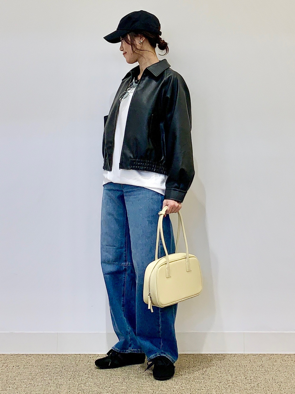 Check styling ideas for「Flecked Half-Zip Knitted Pullover、Soft