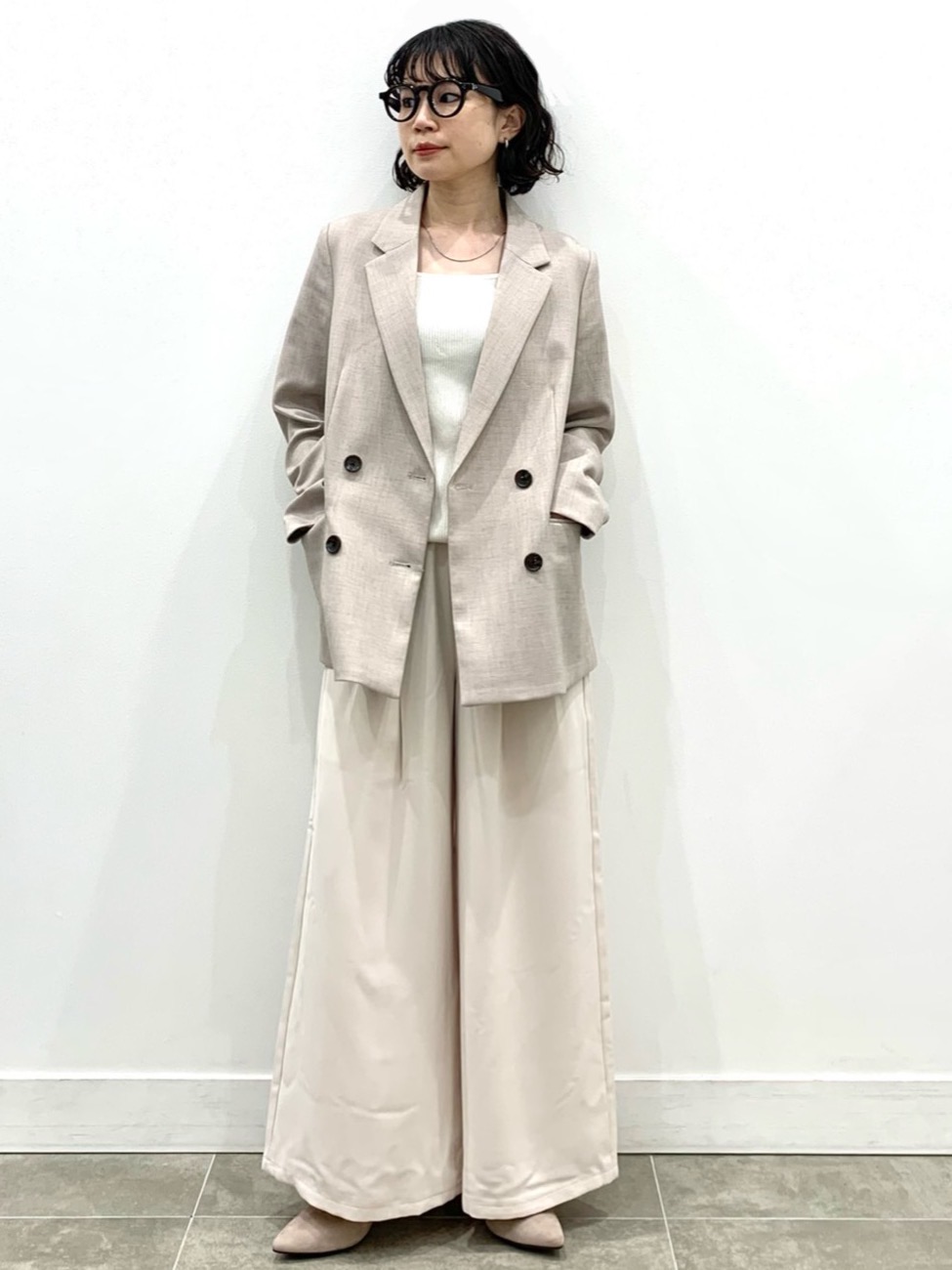 ダブルブレストジャケットZ(セットアップ可能)、キャロットスラックス
