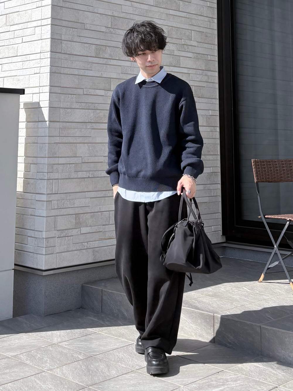 パデッドシェルパーカ ENGINEERED GARMENTS、リリヤーンクルーネック