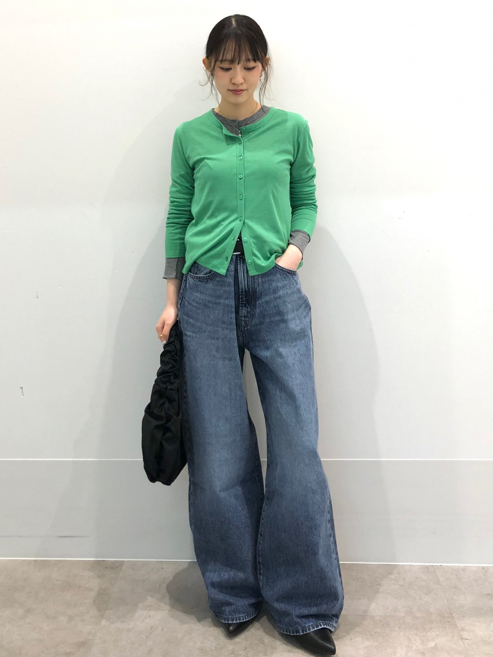 Check styling ideas for「Soft Sheer Cardigan、Cotton Blend