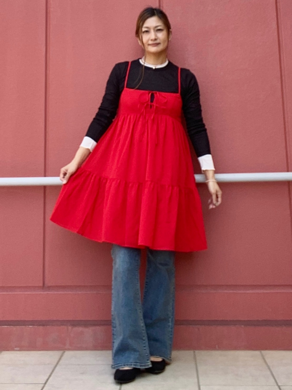 Check styling ideas for「Sheer Jacket、Bubble Hem Camisole」| GU US