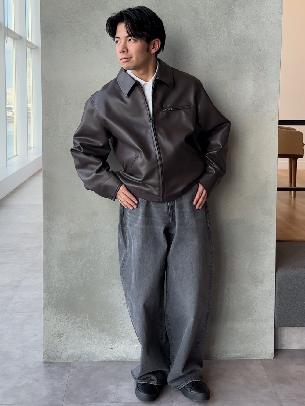 Check styling ideas for「Soft Sheer Crew Neck T-Shirt | Long