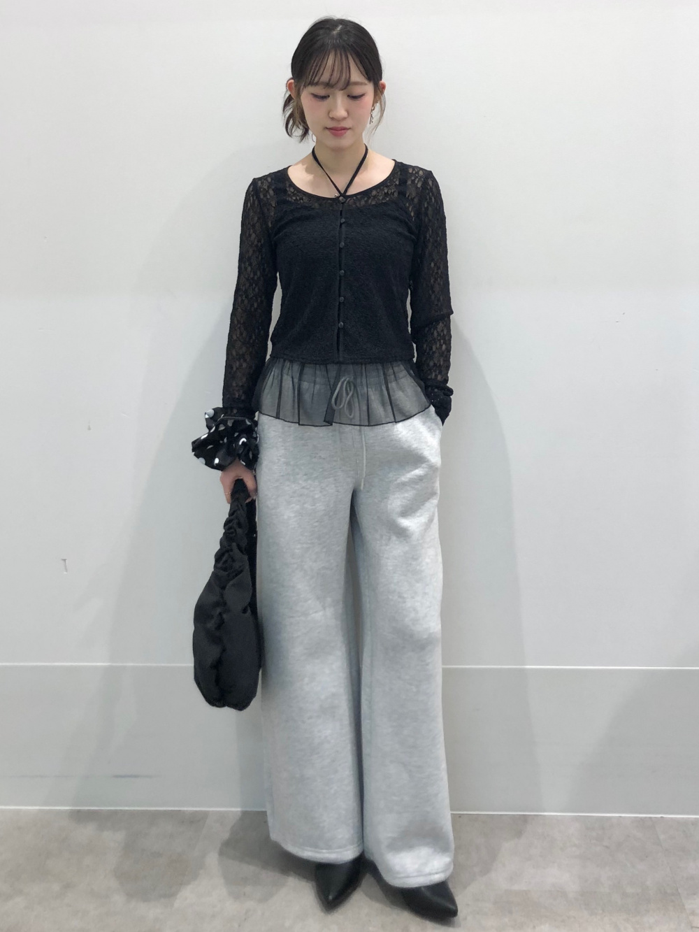 パフスウェットバギーパンツ(丈標準67.0～71.0cm)、パフスウェット