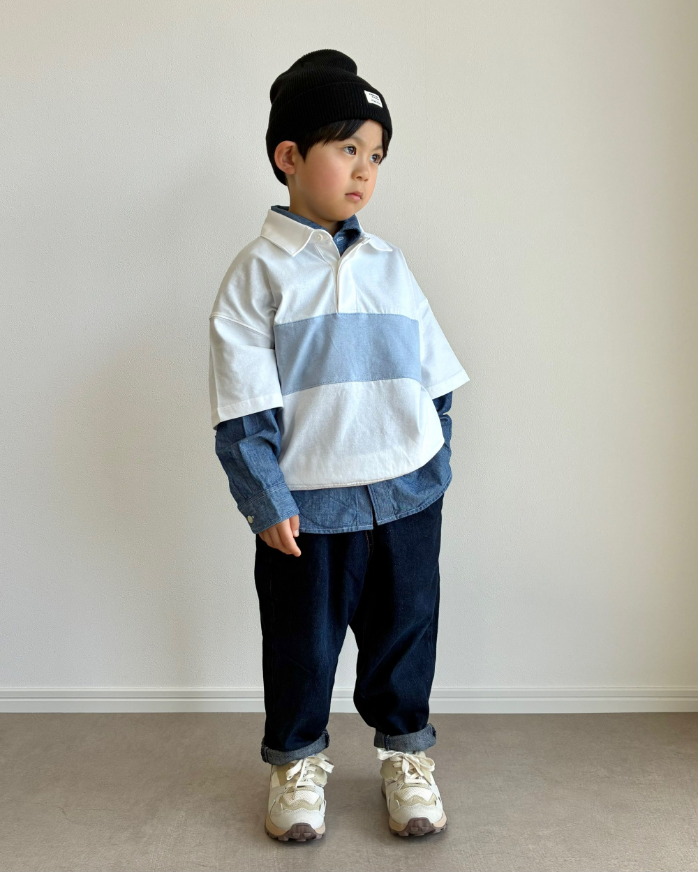 KIDS(男女兼用)スウェT(5分袖)(ラガー)、KIDS(男女兼用)ドライ