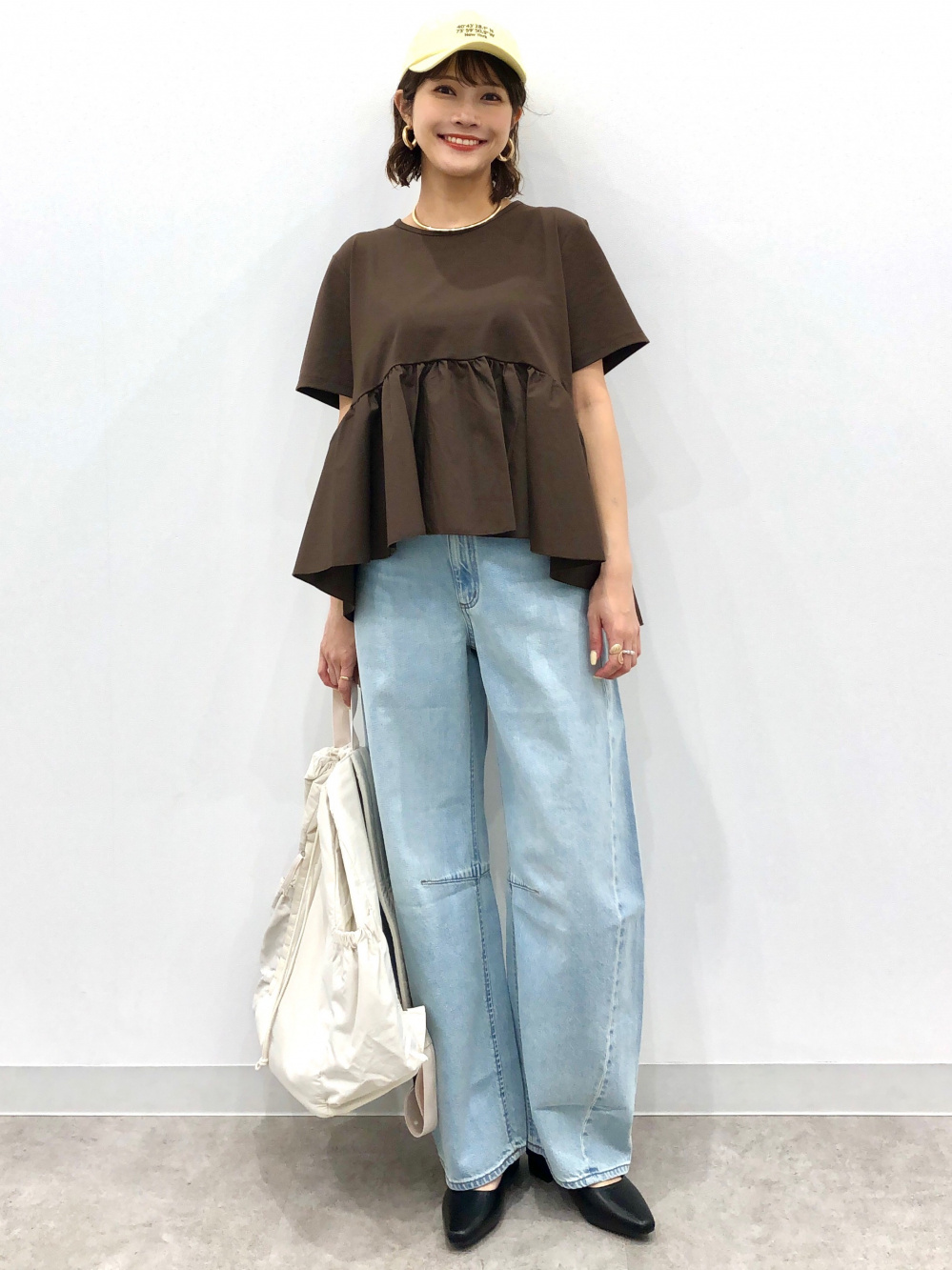 専用❤ Protection Twill Cap/Logo、Woven Combination T-Shirt」| GU的穿搭理念