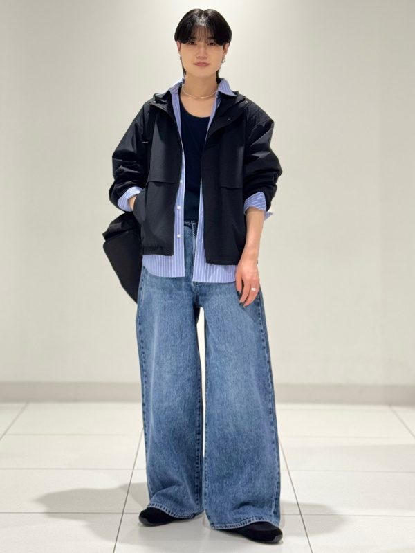 パデッドシェルパーカ ENGINEERED GARMENTS、スウェットライクニット