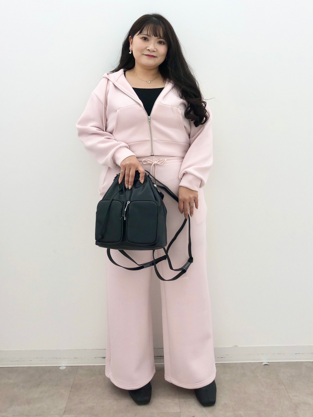 パフスウェットバギーパンツ(丈標準67.0～71.0cm)、パフスウェット