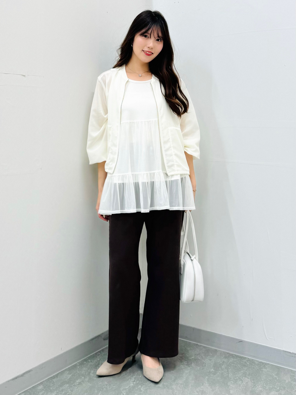 Textured Shirt/Halfslv/Patterned、2 Piece Tulle Tunic」| GU的穿搭理念