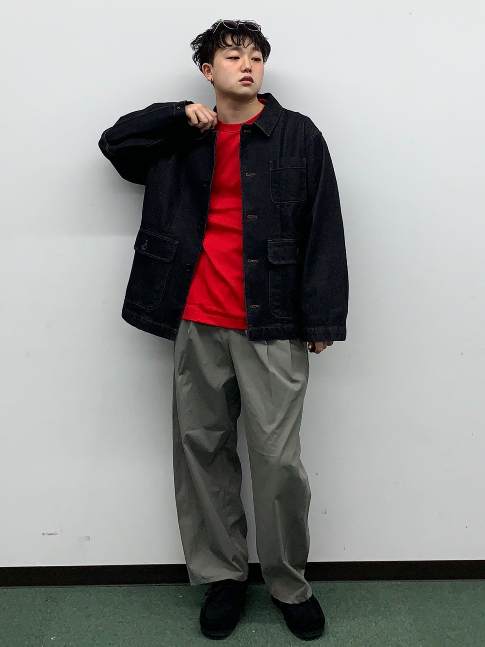 Dry Open Collar Shirt/HalfSlv、Cotton Crew Neck T-Shirt」| GU的穿