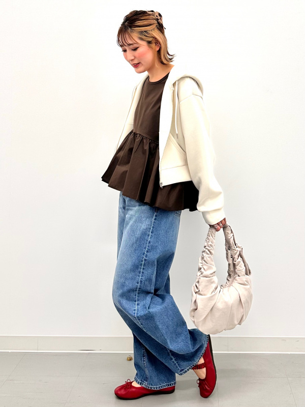 パフスウェットバギーパンツ(丈標準68.0～72.0cm)、パフスウェット