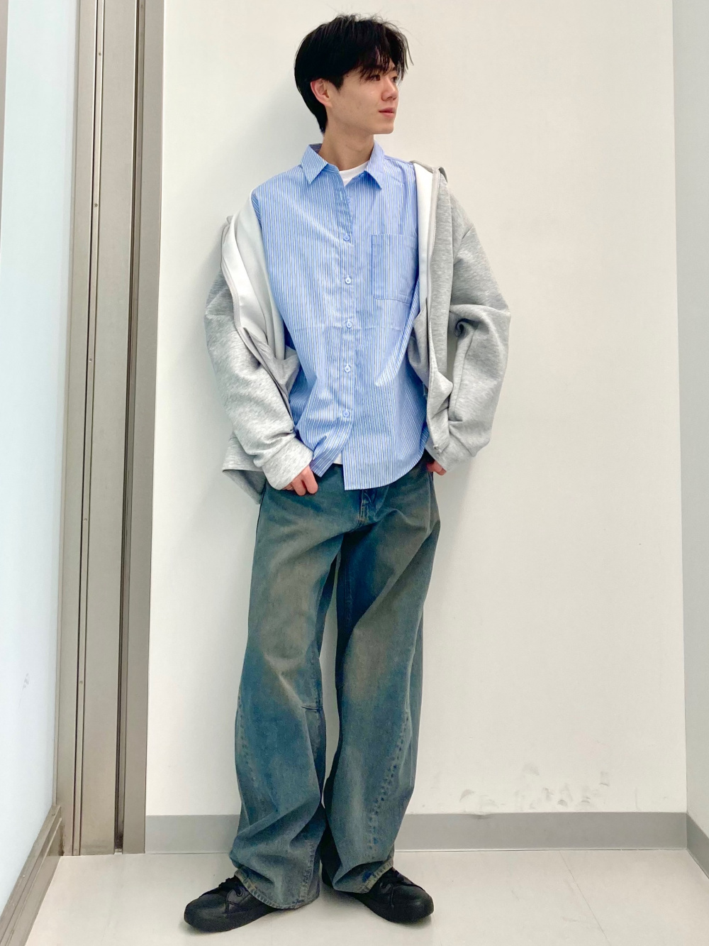 パフスウェットバギーパンツ(丈標準68.0～72.0cm)、パフスウェット
