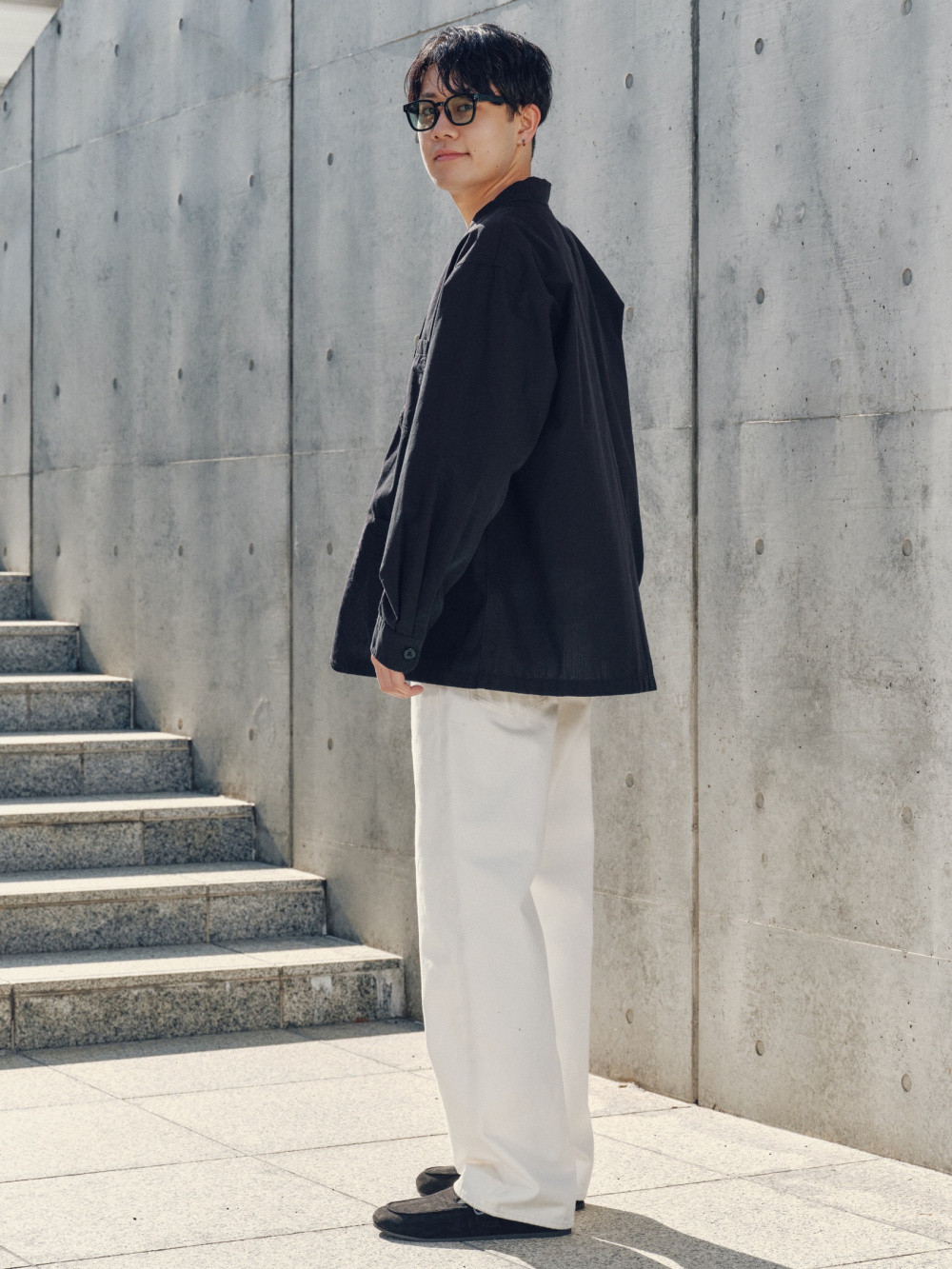 ドライカノコポロシャツ(5分袖) ENGINEERED GARMENTS、コードレーン