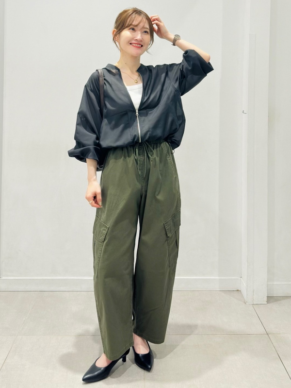 Cotton Blend Square Neck Camisole/Dry、Metal Motif Ring 5-Pack」的