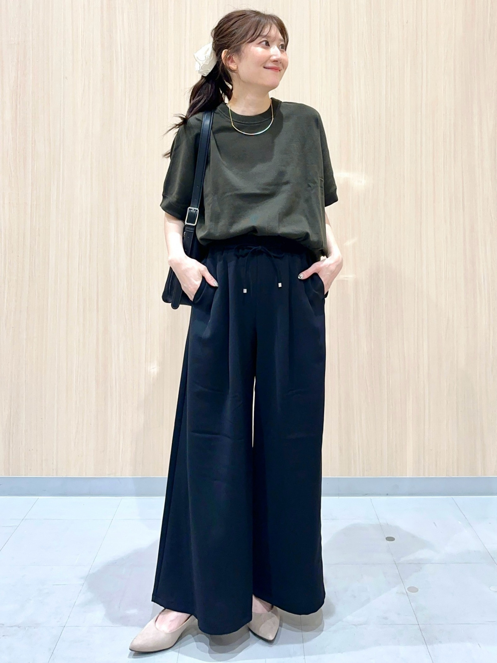 Tech Short Shirt/S、Draped Wide Pants」| GU的穿搭理念